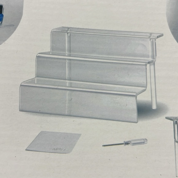 3 step acrylic riser NIB - Picture 4 of 5